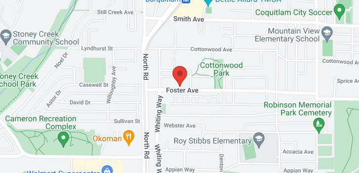map of 501 525 FOSTER AVENUE